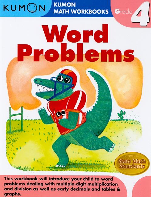 Book cover for Kumon Grade 4 Word Problems
