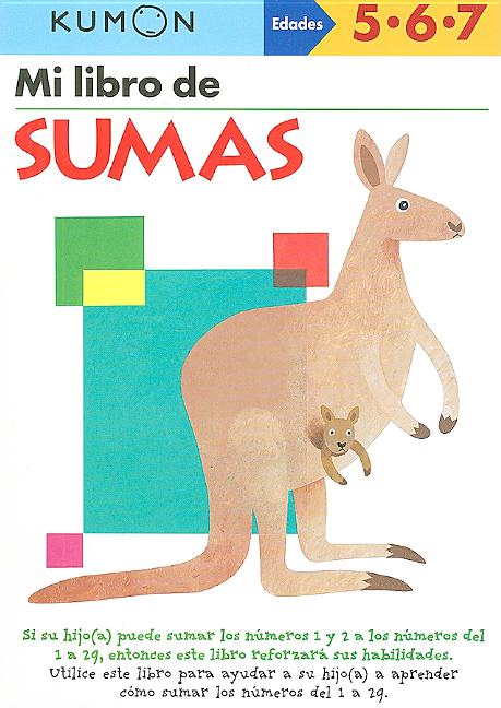 Book cover for Kumon Mi Libro de Sumas