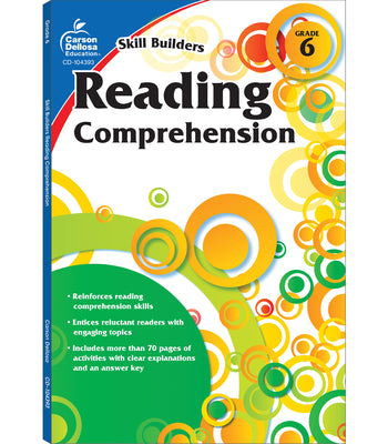 Book cover for Reading Comprehension, Grade 6
