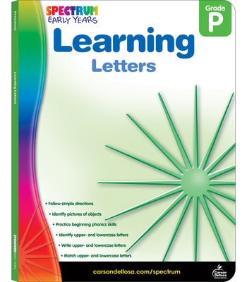 Book cover for Learning Letters, Grade Pk