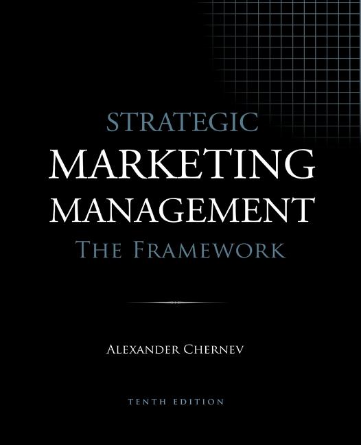Book cover for Strategic Marketing Management - The Framework, 10th Edition