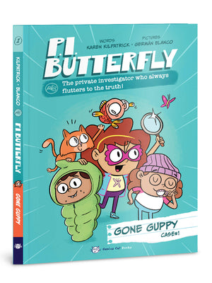 Book cover for P.I. Butterfly: Gone Guppy