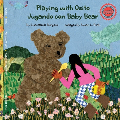 Book cover for Playing with Osito Jugando con Baby Bear: bilingual English and Spanish