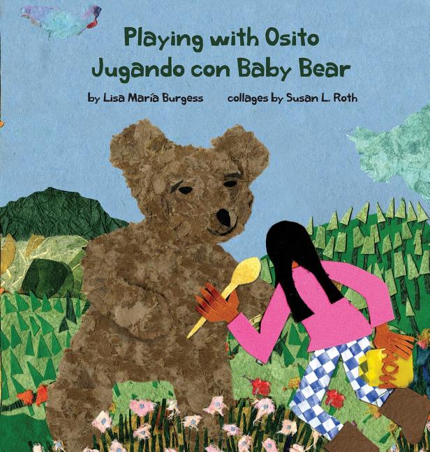 Book cover for Playing with Osito Jugando con Baby Bear: bilingual English and Spanish