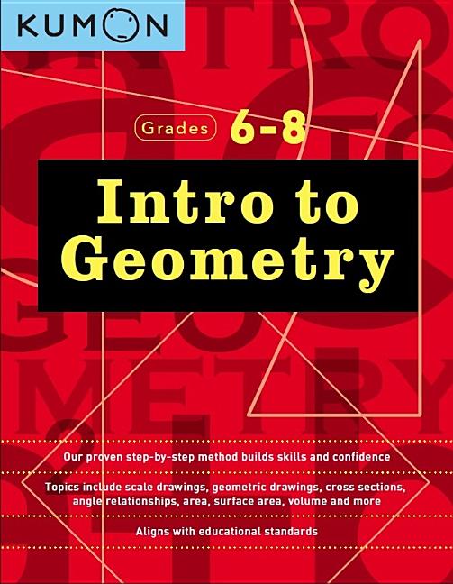 Book cover for Kumon Grades 6-8 Intro to Geometry