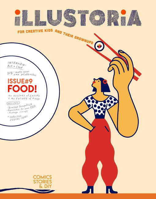 Book cover for Illustoria: For Creative Kids and Their Grownups: Issue 15: Big & Small: Stories, Comics, DIY