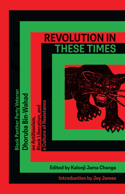 Book cover for Revolution in These Times: Black Panther Party Veteran Dhoruba Bin Wahad on Antifascism, Black Liberation, and a Culture of Resistance