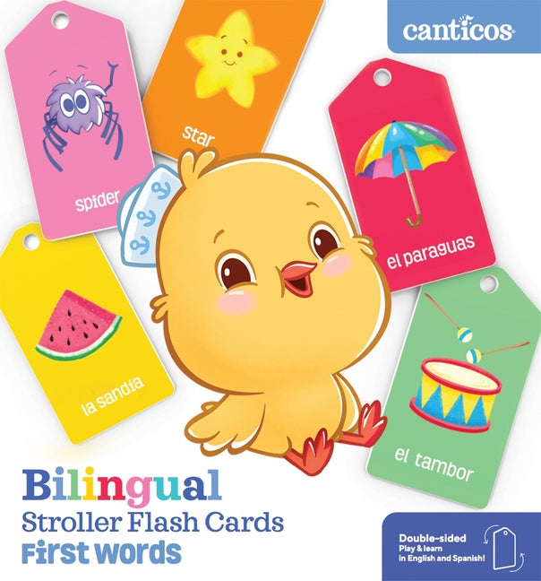 Book cover for Canticos Bilingual Stroller Flash Cards: First Words