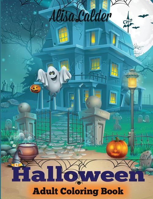 Book cover for Halloween Coloring Book