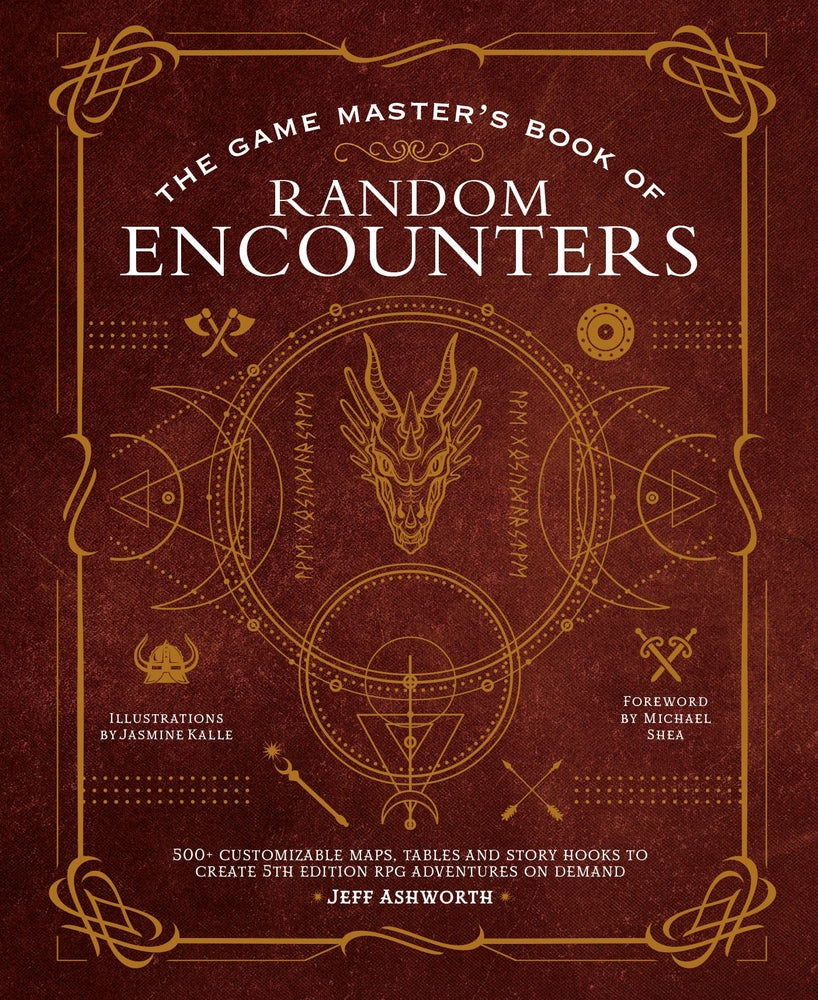 Book cover for The Game Master's Book of Random Encounters: 500+ Customizable Maps, Tables and Story Hooks to Create 5th Edition Adventures on Demand