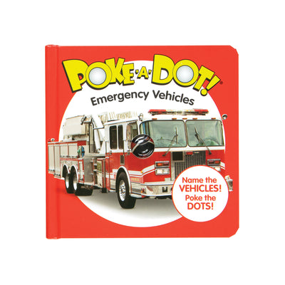 Book cover for Poke-A-Dot: Emergency Vehicles