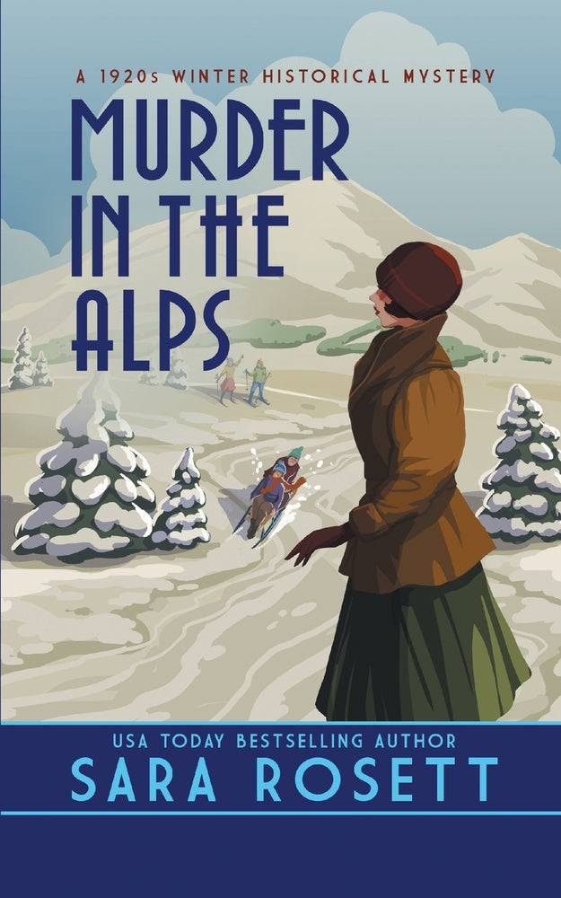 Book cover for Murder in the Alps: A 1920s Winter Mystery