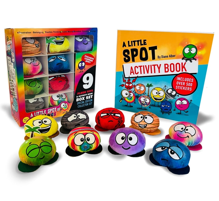 Book cover for Little Spot of Feelings 9 Plush Toys with Activity Book Box Set