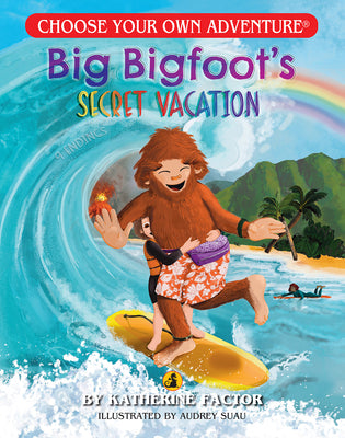 Book cover for Big Bigfoot's Secret Vacation (Choose Your Own Adventure - Dragonlark)