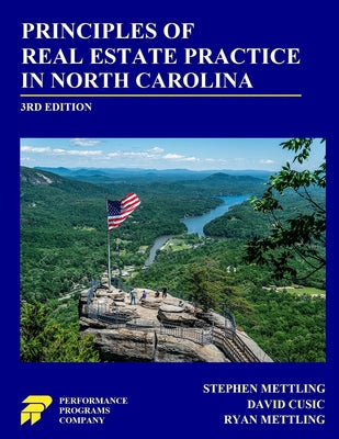 Book cover for Principles of Real Estate Practice in North Carolina: 3rd Edition