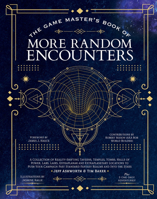 Book cover for The Game Master's Book of More Random Encounters: A Collection of Reality-Shifting Taverns, Temples, Tombs, Labs, Lairs, Extraplanar and Even Extrapla