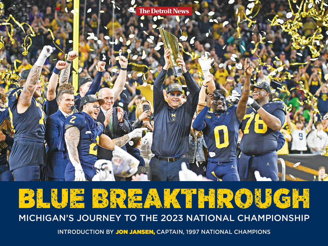 Book cover for Blue Breakthrough - Michigan's Journey to the 2023 National Championship