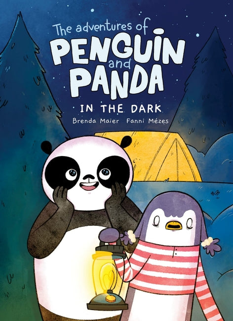 Book cover for Adventures of Penguin and Panda: In the Dark (Vol 4): A Graphic Novel