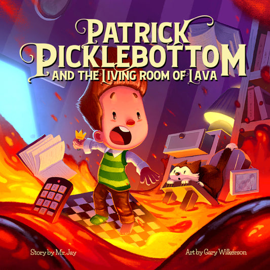 Book cover for Patrick Picklebottom and the Living Room of Lava