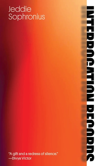 Book cover for Interrogation Records: Poems