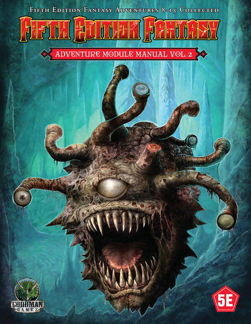 Book cover for D&d 5e: Compendium of Dungeon Crawls Volume 2