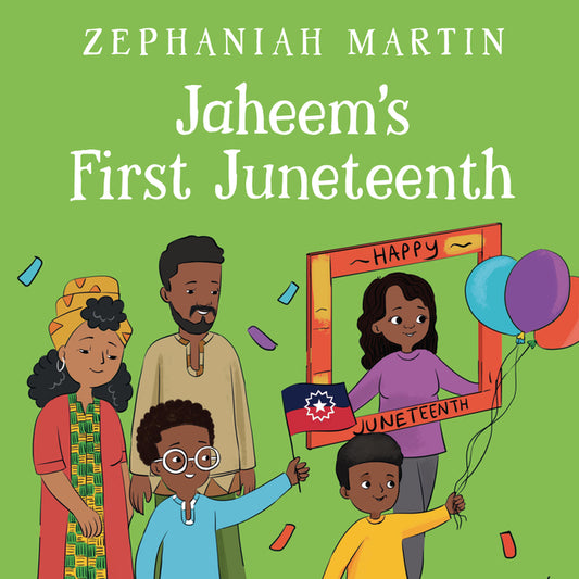 Book cover for Jaheem's First Juneteenth