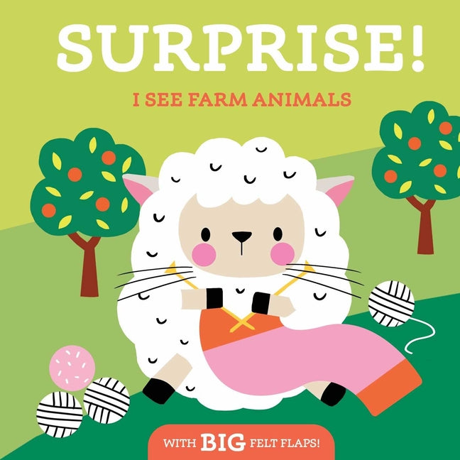 Book cover for Surprise! I See Farm Animals