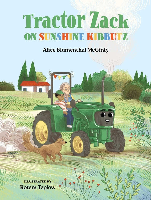 Book cover for Tractor Zack on Sunshine Kibbutz