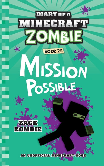 Book cover for Diary of a Minecraft Zombie Book 25: Mission Possible