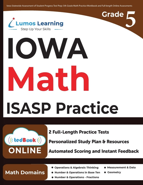 Book cover for Iowa Statewide Assessment of Student Progress Test Prep: ISASP Study Guide