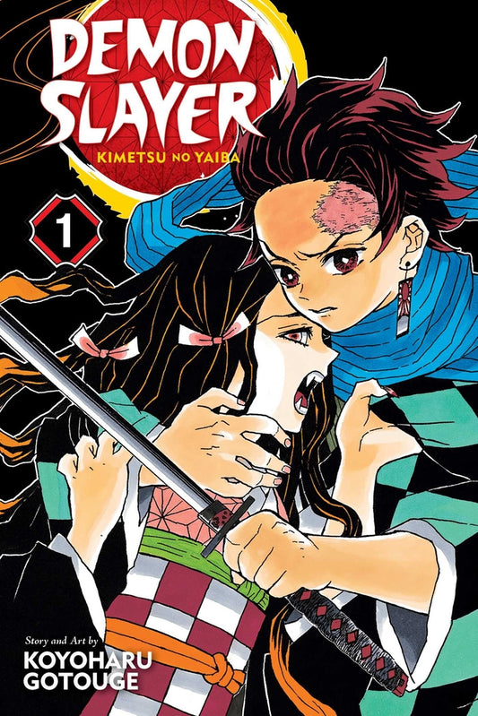 Book cover for Demon Slayer: Kimetsu No Yaiba, Vol. 1