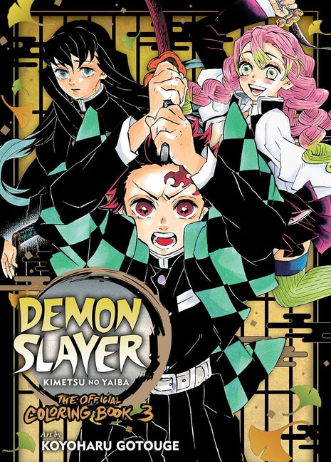 Book cover for Demon Slayer: Kimetsu No Yaiba: The Official Coloring Book 3