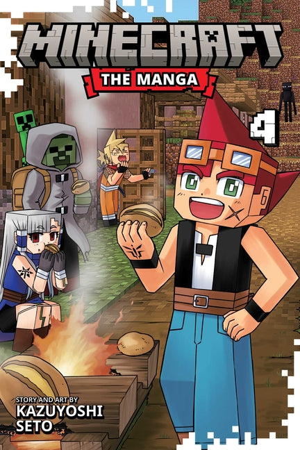 Book cover for Minecraft: The Manga, Vol. 4