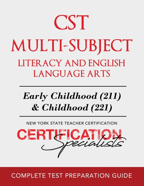 Book cover for CST Multi-Subject Literacy and English Language Arts