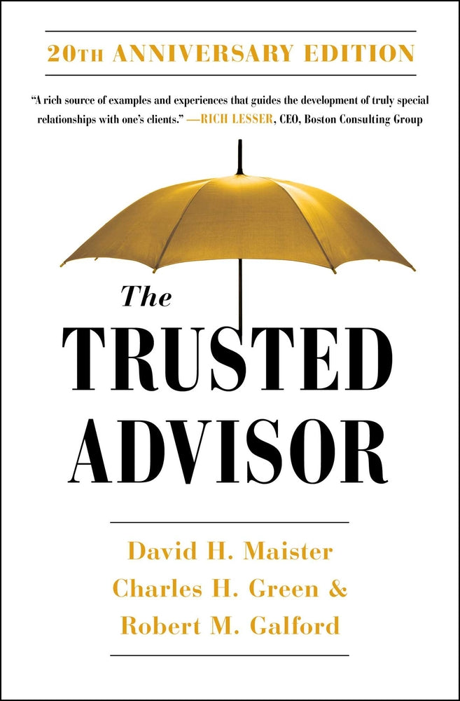 Book cover for The Trusted Advisor: 20th Anniversary Edition