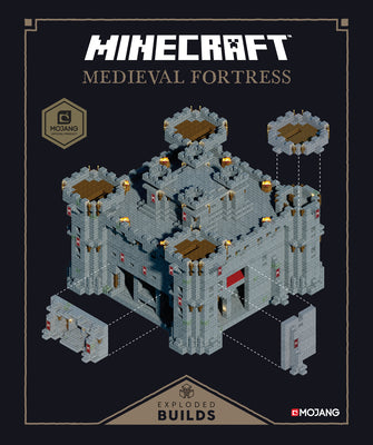 Book cover for Minecraft: Exploded Builds: Medieval Fortress: An Official Mojang Book