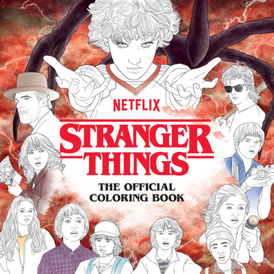 Book cover for Stranger Things: The Official Coloring Book