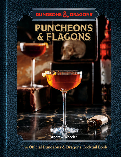 Book cover for Puncheons and Flagons: The Official Dungeons & Dragons Cocktail Book [A Cocktail and Mocktail Recipe Book]