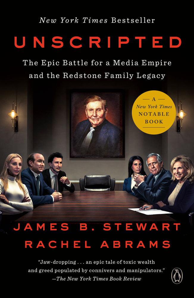 Book cover for Unscripted: The Epic Battle for a Media Empire and the Redstone Family Legacy