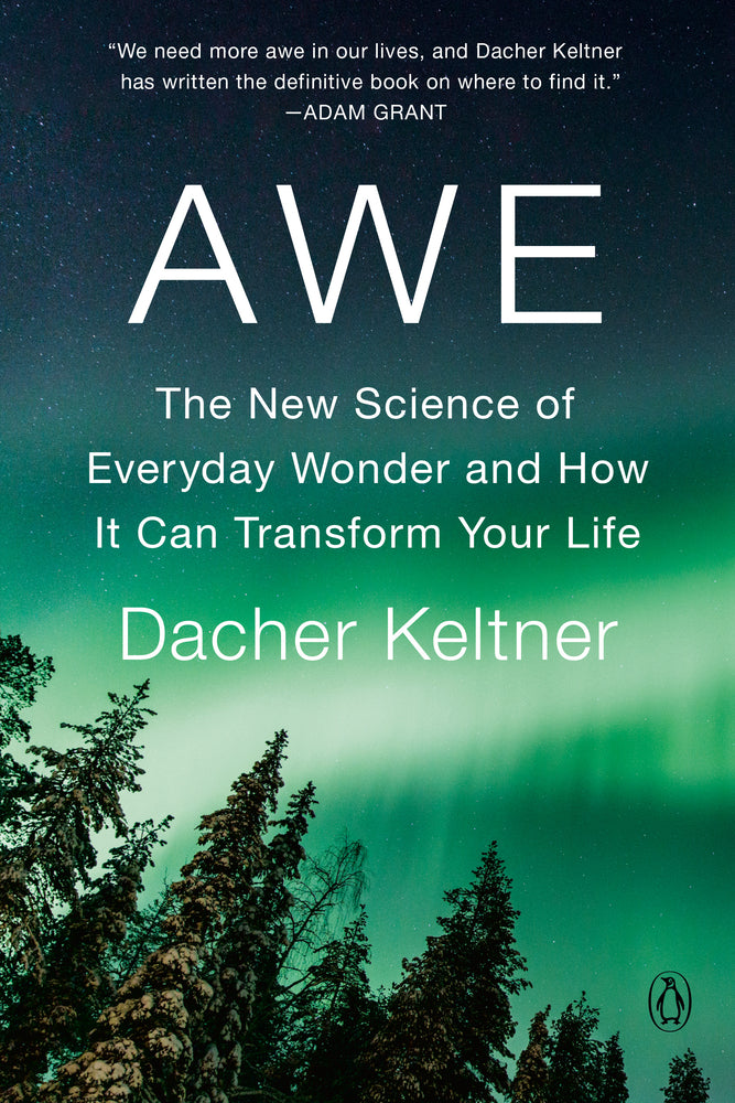 Book cover for Awe: The New Science of Everyday Wonder and How It Can Transform Your Life