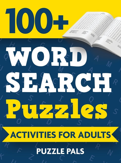 Book cover for 100+ Word Search Puzzles: Activities For Adults