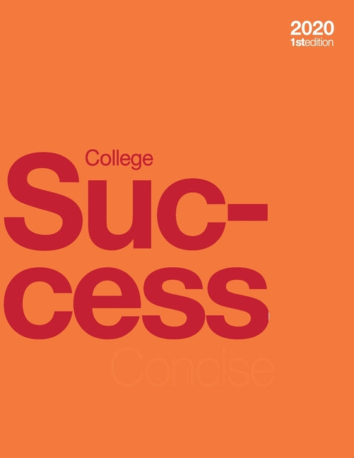 Book cover for College Success (paperback, b&w)