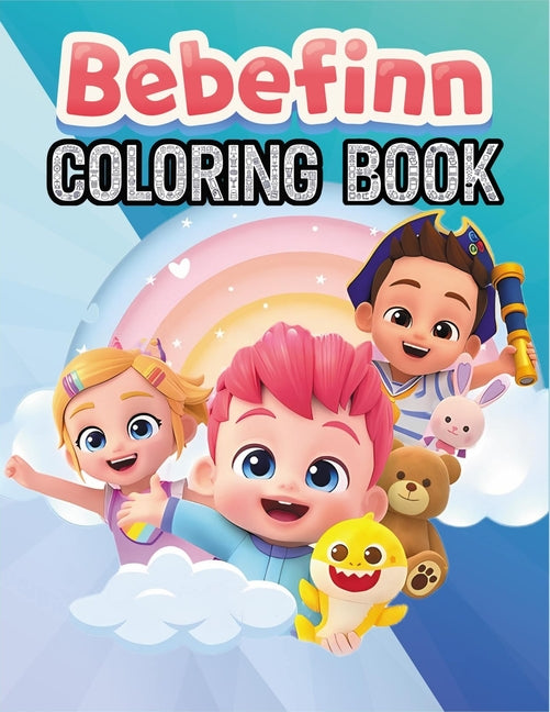 Book cover for Bebefinn Coloring Book: Fun and Adorable Bebefinn Coloring Adventures for Kids