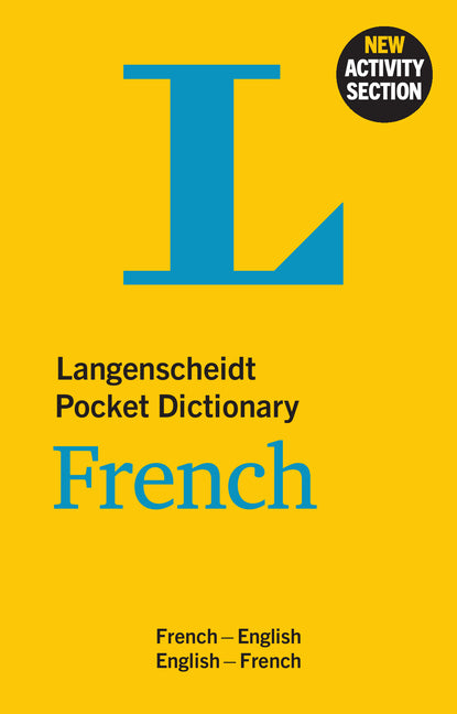 Book cover for Langenscheidt Pocket Dictionary French: French-English/English-French