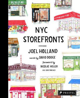 Book cover for NYC Storefronts: Illustrations of the Big Apple's Best-Loved Spots