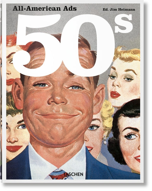 Book cover for All-American Ads of the 50s