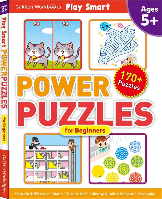 Book cover for Play Smart Power Puzzles for Beginners: Ages 5+