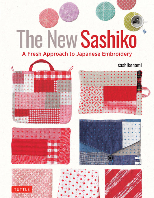 Book cover for The New Sashiko: A Fresh Approach to Japanese Embroidery