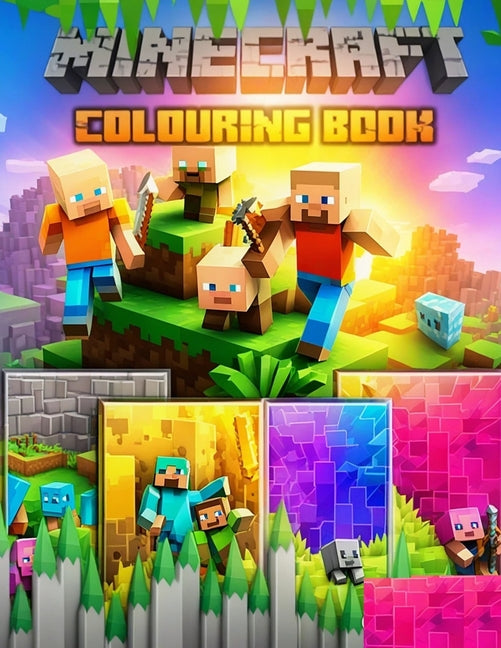 Book cover for Minecraft Coloring Book: Fun & Creative Activity Book for Young Gamers!