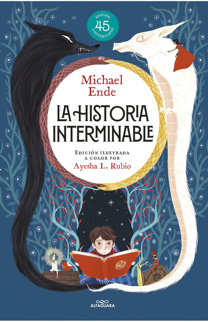 Book cover for Historia Interminable (Edición Ilustrada a Color Por Ayesha L. Rubio ) / Never-Ending Story (Illustrated Edition by Ayesha L. Rubio)